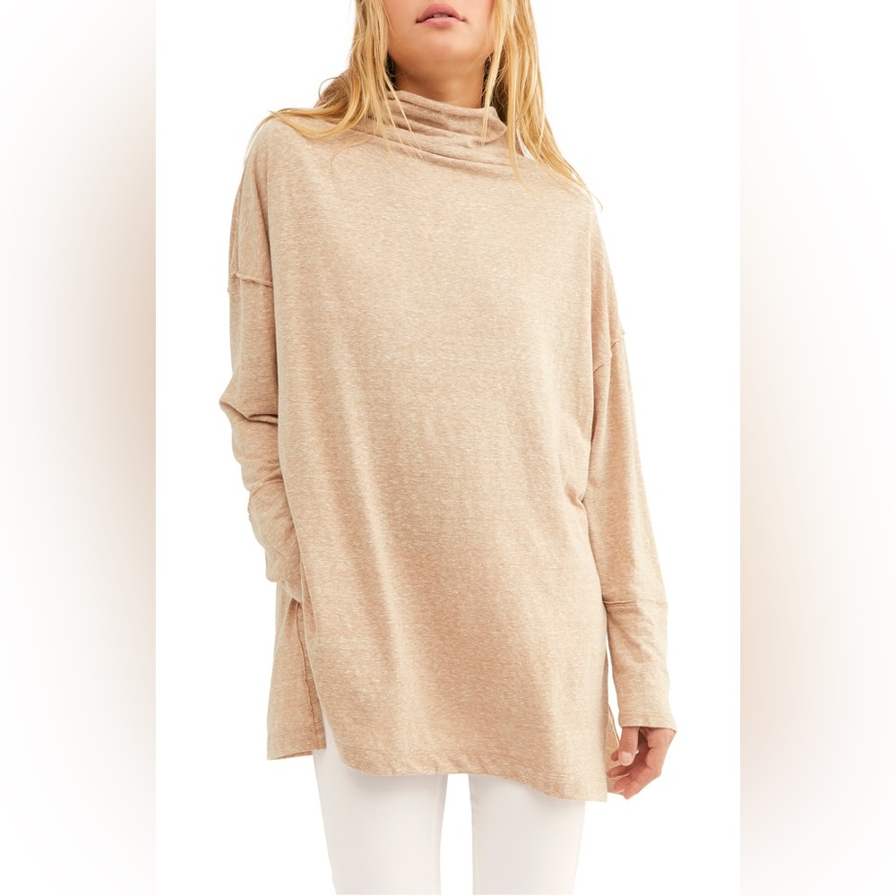 Free People We The Free Bella Vista Tunic in Tan XS